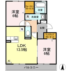 カルチェ Asukaの物件間取画像